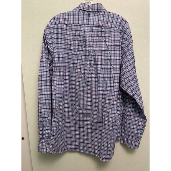 Ralph Lauren Men’s Button Up Shirt Long Sleeve XXL Slim Fit Stretch Oxford Blue - Picture 6 of 8